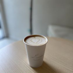 White Sparrow Coffee - Love on the Weekend with oat milk.