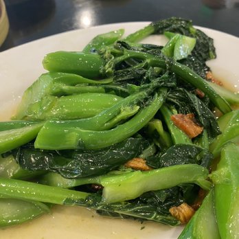 Legend Seafood Restaurant - Gailan (Chinese broccoli) - Dim Sum Near Me - Honolulu, Hawaii