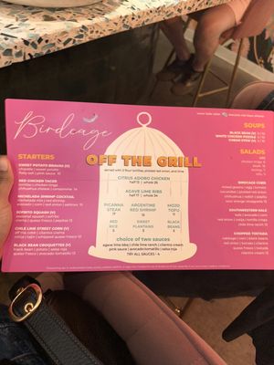 Menu photo 8 Birdcage Atlanta, GA