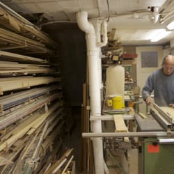 Atelier d'encadrement Michel Corbaz - Débitage Bagettes