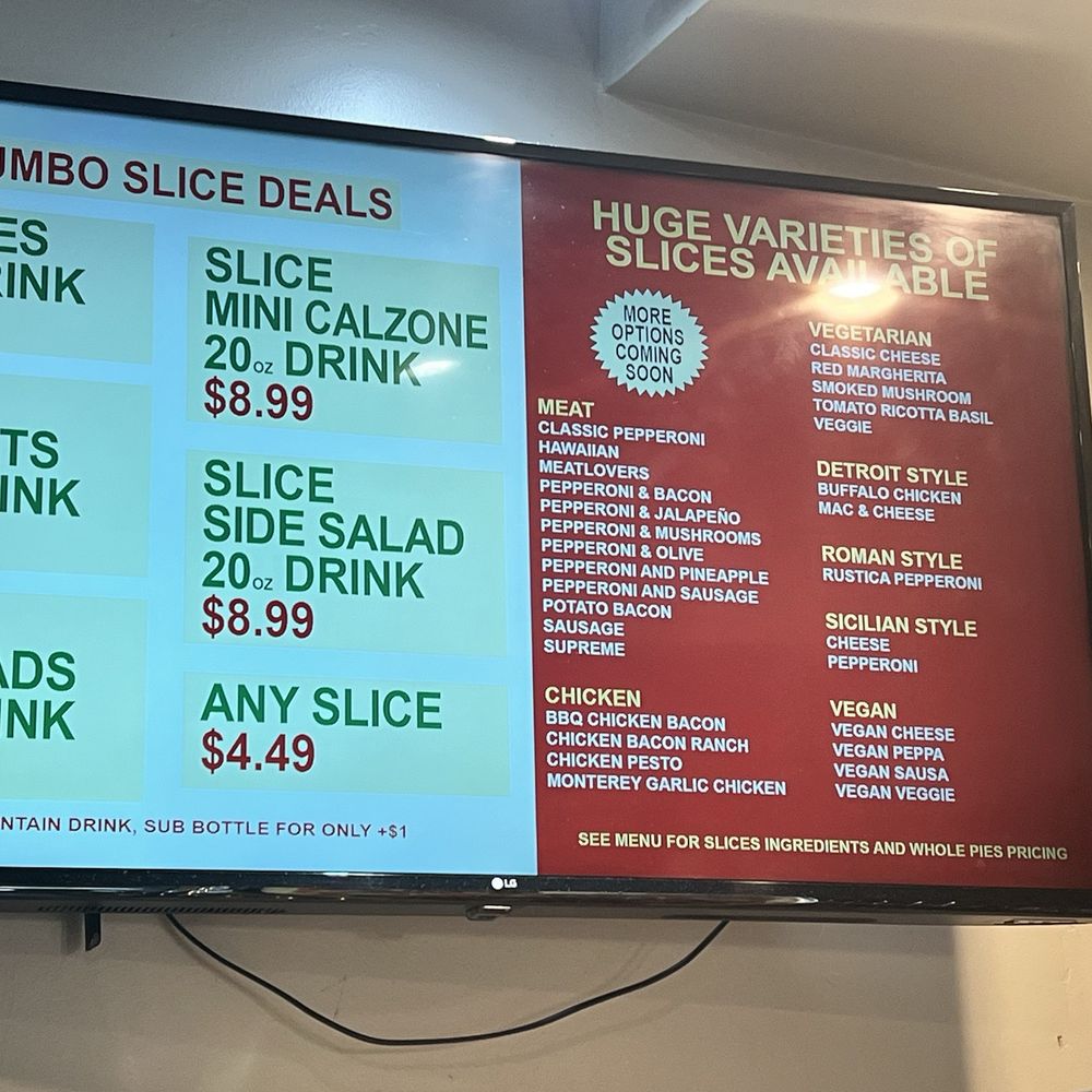 Slices - Available slices - Pizza Near Me - Tempe, Arizona