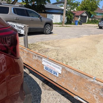 Ageless Spa & Boutique - There is one parking spot for an Ageless Spa customer. - Day Spas Near Me - Winnipeg, Manitoba