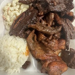 Hawaiian BBQ mixed plate Hawaiian BBQ mixed plate