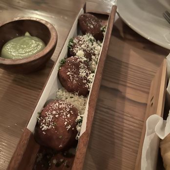Lechon - Plantain Fritters - Tapas Bars Near Me - Portland, Oregon Lechon - Plantain Fritters - Tapas Bars Near Me - Portland, Oregon