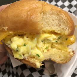 Scrambled Egg and Cheese Sandwich