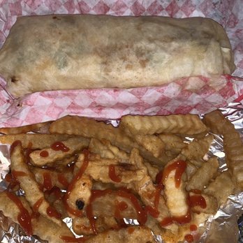 Taco Pete - Beef Combo Burrito w/fries - Mexican Near Me - East Point, Georgia