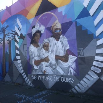 The Future is Ours mural - A Black futurist mural. - Public Art Near Me - Oakland, California The Future is Ours mural - A Black futurist mural. - Public Art Near Me - Oakland, California