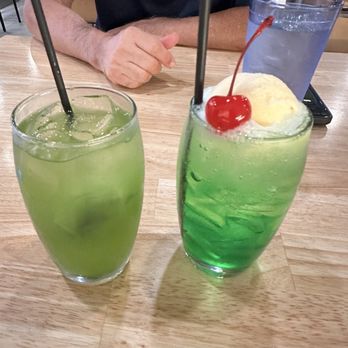 Tajima Ramen Maui - Matcha [ICE] Uji Matcha Green Tea and Melon Cream Soda - Ramen Near Me - Kihei, Hawaii