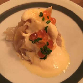 Sansho - Salmon Eggs Dumplings - Asian Fusion Near Me - Prague, Puerto Rico