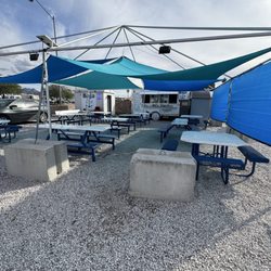 Baja Blue - Wonderful covered clean seating area