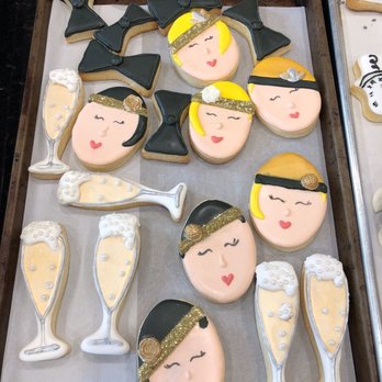 Sirens Sweets - a tray of decorated cookies - Desserts Near Me