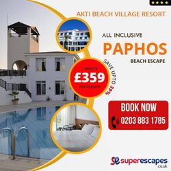 Super Escapes Travel - All Inclusive Paphos Beach Escape