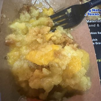 Hutchins BBQ - Peach Cobbler - Barbeque Near Me - McKinney, Texas