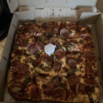 Mark's Pizzeria - Meat lovers.  Delicious - Pizza Near Me - Medina, New York