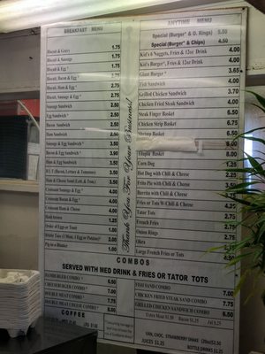 Menu photo 1 Carroll's Giant Burger Navasota, TX