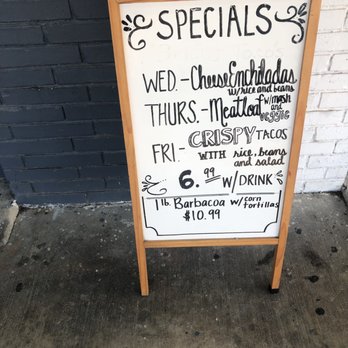 Mi Cocinita - Specials for the day - Tex-Mex Near Me - San Antonio, Texas