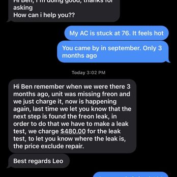 Airthrone Services - Leonardo talking about the Freon Charge. - Heating & Air Conditioning/HVAC Near Me - Miami, Florida Airthrone Services - Leonardo talking about the Freon Charge. - Heating & Air Conditioning/HVAC Near Me - Miami, Florida