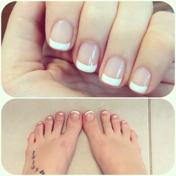 K3 Nails And Spa - French tip gel mani & pedi. Very happy! - Nail Salons Near Me - Milpitas, California K3 Nails And Spa - French tip gel mani & pedi. Very happy! - Nail Salons Near Me - Milpitas, California