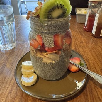 Eight AM - Soy Vanilla Chia Seed Pudding - New American Near Me - San Francisco, California Eight AM - Soy Vanilla Chia Seed Pudding - New American Near Me - San Francisco, California