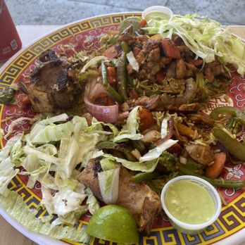 Jubba - Sport plate: with 2 choices of meats. Enough servings for 2-3 people. - African Near Me - San Jose, California Jubba - Sport plate: with 2 choices of meats. Enough servings for 2-3 people. - African Near Me - San Jose, California