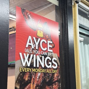 Cyber Wings - Ayce Wings Monday - Chicken Wings Near Me - Fountain Valley, California