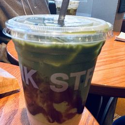 Iced Strawberry Shortcake Matcha Iced Strawberry Shortcake Matcha
