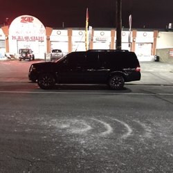 Westfield Limousine Service - Our 6 passenger ford expedition el limited sparkling under the stars in the night sky.