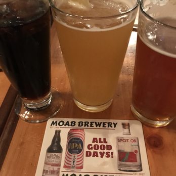 Moab Brewery - House made rootbeer, over the top hef and dead horse amber - American Near Me - Moab, Utah