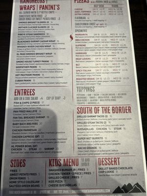 Menu photo 1 Smokey’s Mountain Bar & Grill Spruce, MI Menu photo 1 Smokey’s Mountain Bar & Grill Spruce, MI