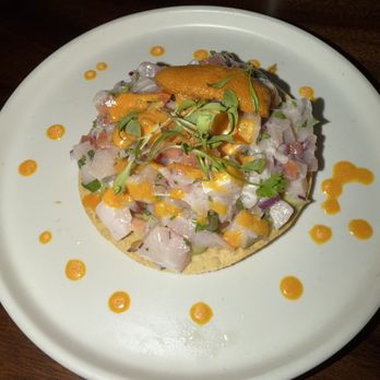 Rocoto Pesca Bar - Hamachi tostada- good - Bars Near Me - Huntington Beach, California Rocoto Pesca Bar - Hamachi tostada- good - Bars Near Me - Huntington Beach, California