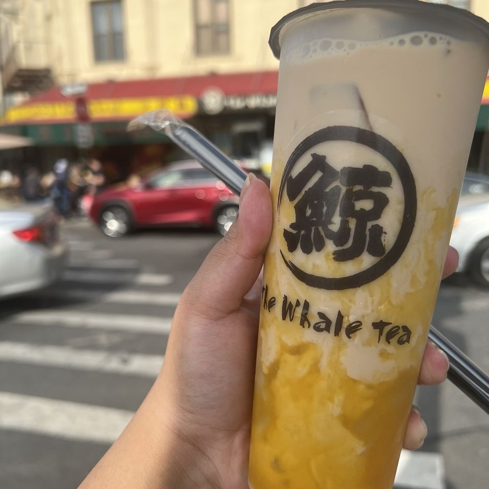 Mango Fresh Milk/Milk Tea(Large) / with lychee jelly Mango Fresh Milk/Milk Tea(Large) / with lychee jelly