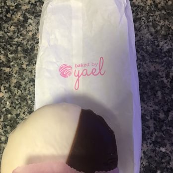 Baked By Yael - Black and white cookie! It was huge. - Bakeries Near Me - Washington, DC, District of Columbia Baked By Yael - Black and white cookie! It was huge. - Bakeries Near Me - Washington, DC, District of Columbia