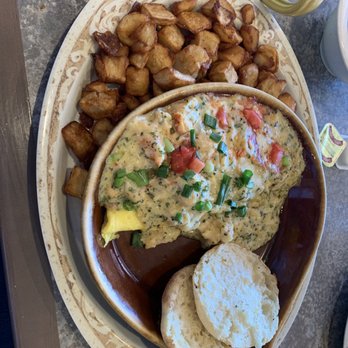 Another Broken Egg Cafe - Lobster and Brie Omelette - Breakfast & Brunch Near Me - Pooler, Georgia