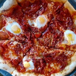 Pepperoni, Sausage & Quail Eggs. 10/10 Pepperoni, Sausage & Quail Eggs. 10/10