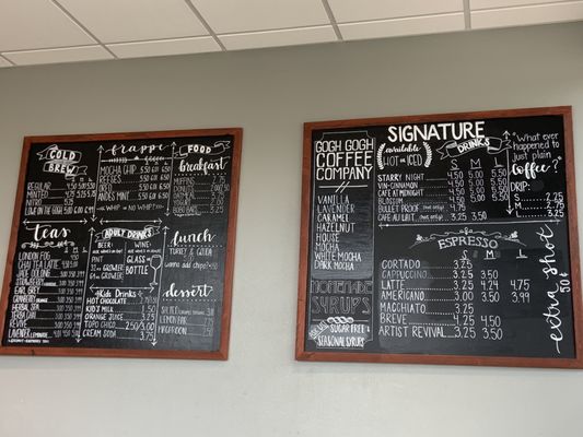Menu photo 3 Gogh Gogh Coffee College Station, TX