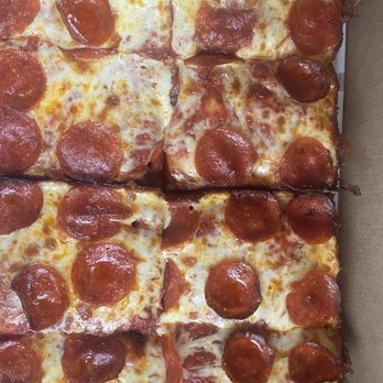 Jet's Pizza - 8 square with bold pepperoni cups - Pizza Near Me - Boulder, Colorado Jet's Pizza - 8 square with bold pepperoni cups - Pizza Near Me - Boulder, Colorado