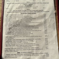 Moe's Bar & Grill - Menu 2026