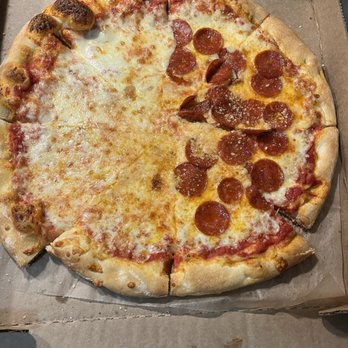 Edith's Pizza - Half pepperoni and cheese pizza - Pizza Near Me - Bethesda, Maryland