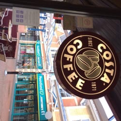 Costa Coffee - And open at 07:00, which is good.