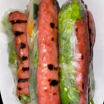 Com Tam Thuan Kieu - 4 Grilled Pork Sausage Spring Rolls - Vietnamese Near Me - Mesa, Arizona Com Tam Thuan Kieu - 4 Grilled Pork Sausage Spring Rolls - Vietnamese Near Me - Mesa, Arizona