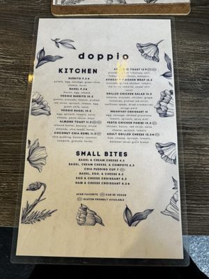 Menu photo 8 Doppio Coffee Denver, CO
