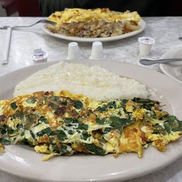 Feta and Spinach and Feta Cheese Omelette Feta and Spinach and Feta Cheese Omelette