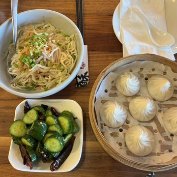 Seven Grams - Cold Noodles with Chili Oil Dressing, Cucumber Salad, Pork XLB - Chinese Near Me - Tustin, California
