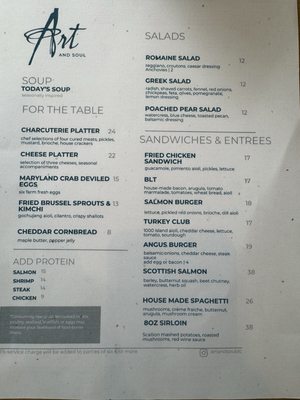 Menu photo 3 Art and Soul Washington, DC, DC