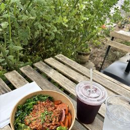 Bbq jackfruit bowl