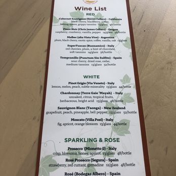 City Kitchen - Fall Wine List December 2nd 2023 - New American Near Me - Pittsburgh, Pennsylvania