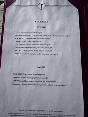 Menu photo 4 Floriana Wilmington, NC