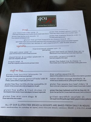 Menu photo 3 401K Food & Wine Venice, CA Menu photo 3 401K Food & Wine Venice, CA