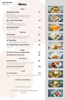 Menu photo 2 EZee Taco Dip  Miami, FL