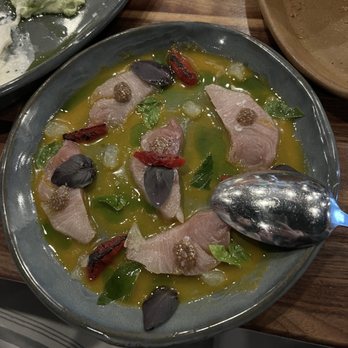 Esther's Kitchen - Yellowtail Crudo - Italian Near Me - Las Vegas, Nevada